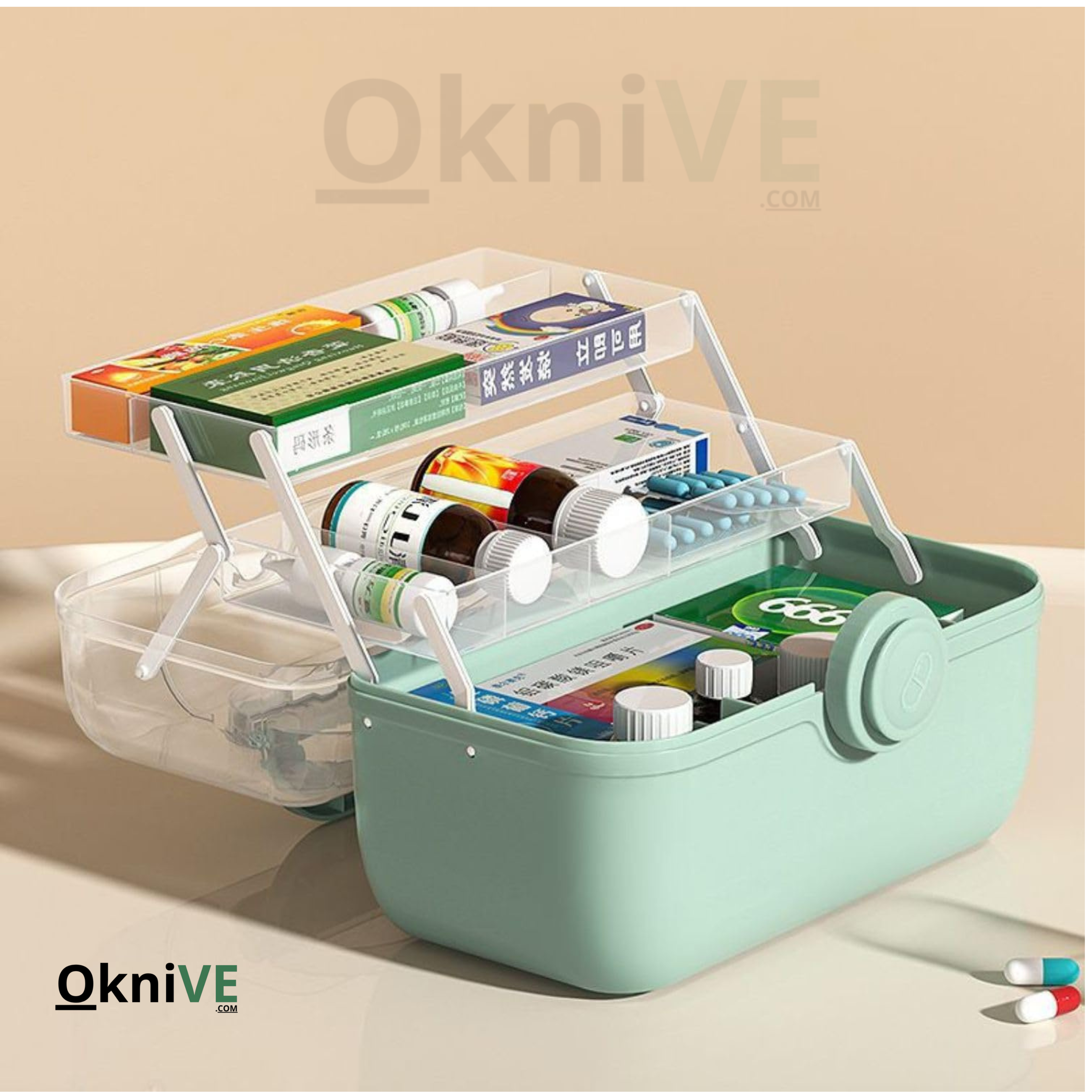 Boîte Médicale 3 Niveaux