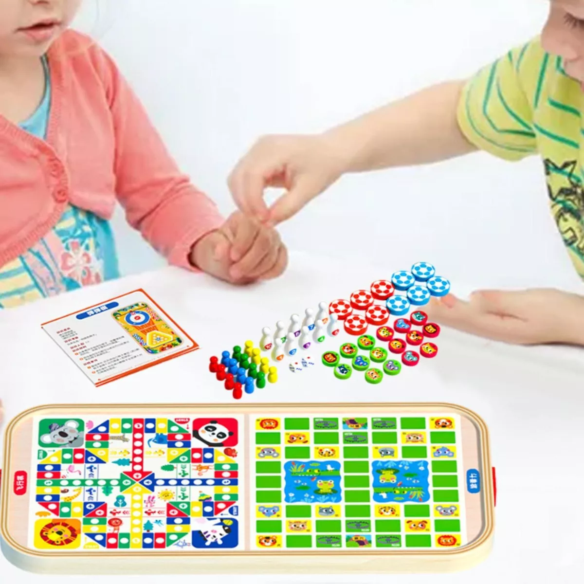 Jeu en Bois 5-en-1