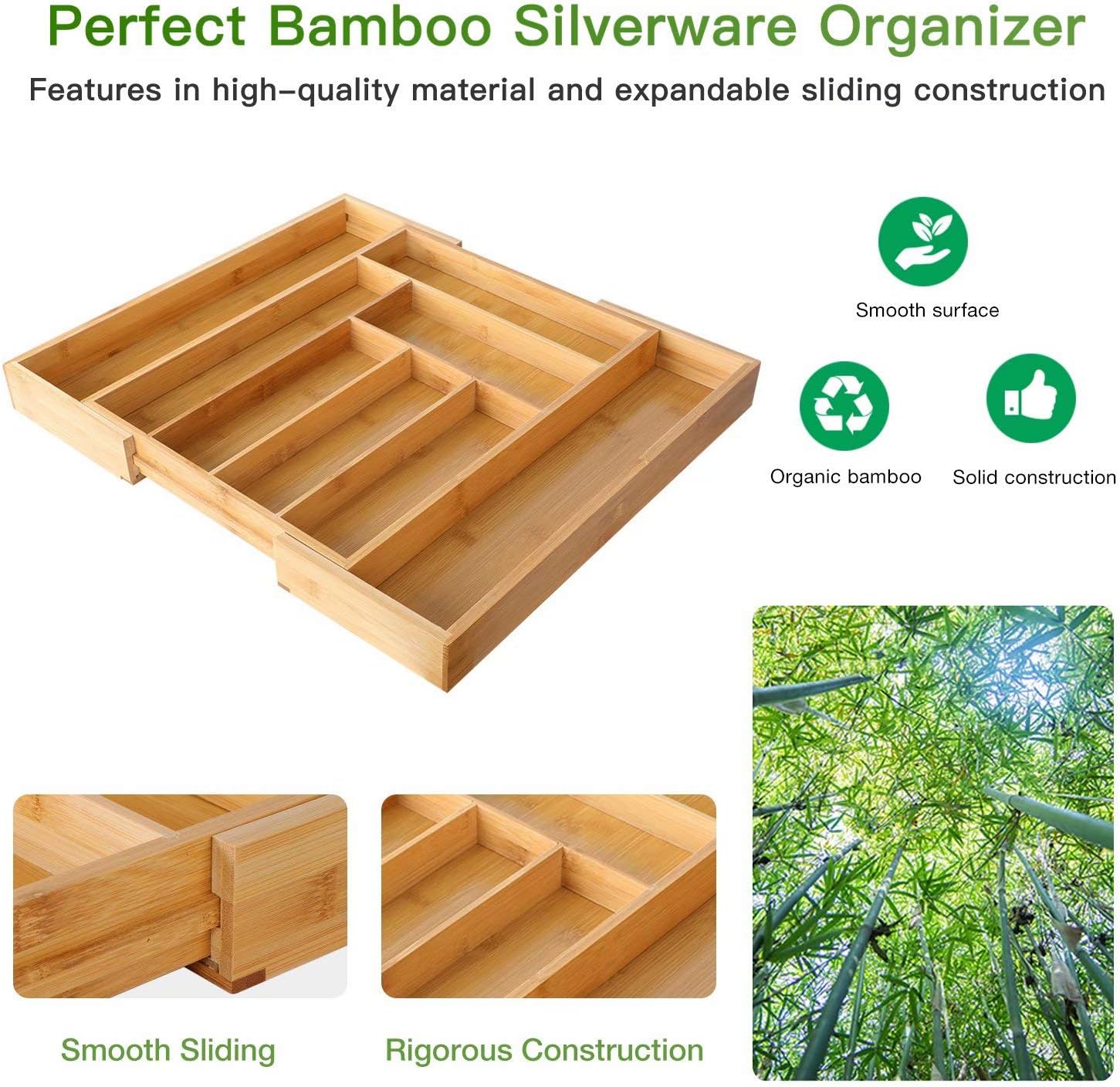 Organisateur De Tiroir De Cuisine Extensible